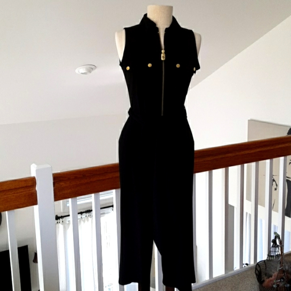 Michael Kors black jumpsuit SZ S